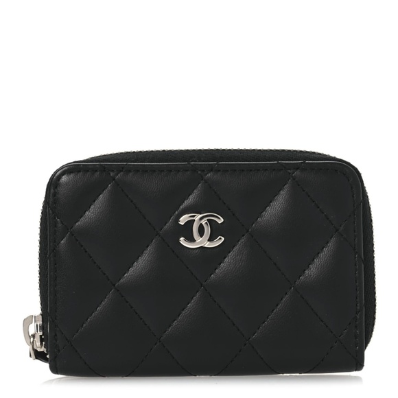 CHANEL Accessories - CHANEL - COIN PURSE - Wallet -- Quilted Lambskin Leather